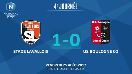 J4: Stade Lavallois MFC - US Boulogne CO (1-0), le résumé