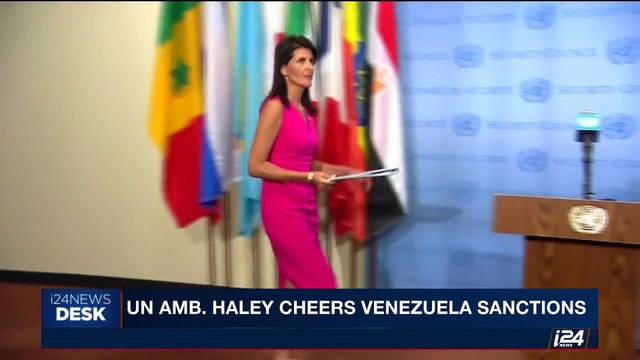 i24NEWS DESK | UN Amb. Haley cheers Venezuela sanctions | Friday, August 25th 2017