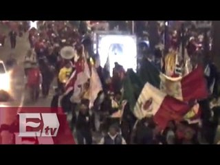 Cortes viales en las inmediaciones de la Basílica por peregrinación/ Vianey Esquinca