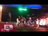 VIDEO: Dan tremenda golpiza a joven afuera de un bar de la colonia Roma / Vianey Esquinca