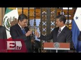 Presidentes de México y Honduras brindan por prosperidad de ambos países