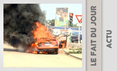 Le fait du jour/ Son taxi en feu, quelques heures après sa prise de fonction