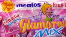 Et Bonbons glamour sucettes mélanger Chupa Chups ments Fruittella