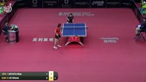 2017中国OP 早田ひな vs 劉詩雯（中国）女子シングルス二回戦