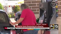 Prices at the pump in danger of going up due to Hurricane Harvey