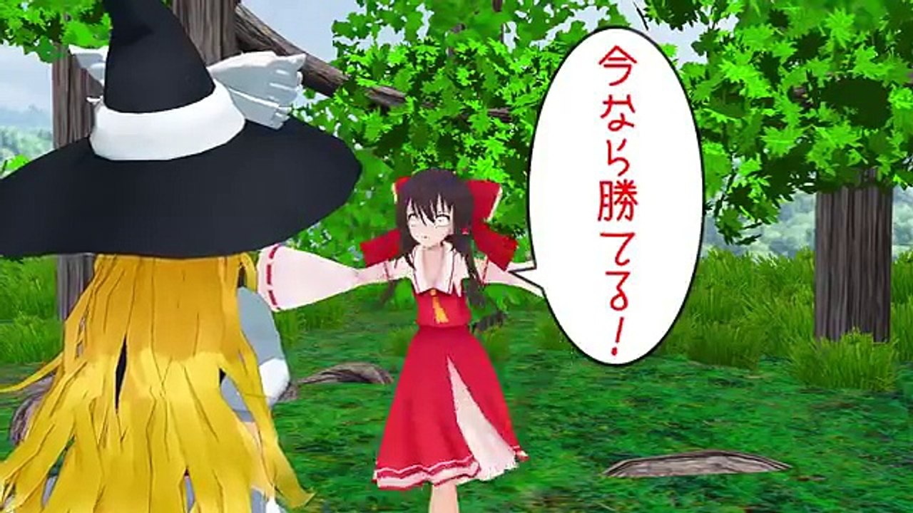 【東方MMD】霊夢のキノコは魔理沙のキノコ