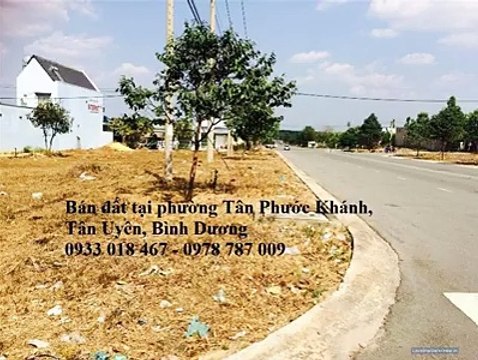 Bán đất tại phường tân phước khánh, Tân Uyên, Bình Dương 0933 018 467 - 0978 787 009