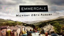 Emmerdale 2017 Robert tells Aaron not to go though with the fight with Jason Preview clip