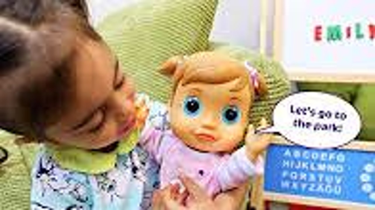 Little girl Teaching Baby Emma Words - Baby Wow Chatty Emma