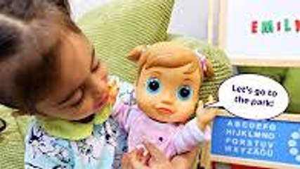 Little girl Teaching Baby Emma Words - Baby Wow Chatty Emma