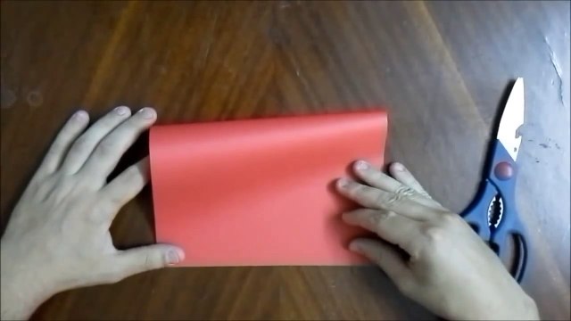 how to make a paper star out of 3 cuts (tutorial) paper crafts