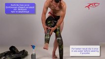 XT DIVING PRO WORKSHOP - How to put on and off your smooth/open cell wetsuit
