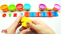 Learn to Count Numbers with 10 Giant Surprise Eggs Play-Doh - Counting Toys from 1 to 10
