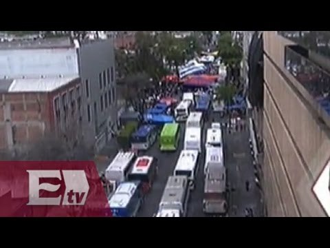 Plantón de campesinos en Bucareli colapsa vialidades del Centro Histórico/ Yazmín Jalil