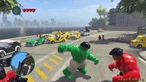 GREY HULK vs RED HULK vs HULK (Transformation) Lego Marvel Super Heroes