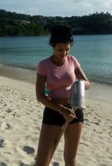 Metal Detecting Caribbean Style with Wilma at Hideaway Bay part 2