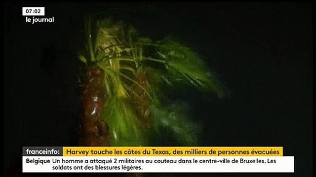 Ouragan Harvey - Le Texas touché depuis 5h ce matin - Donald Trump déclare l'Etat d'urgence - Des vents à plus de 210 km