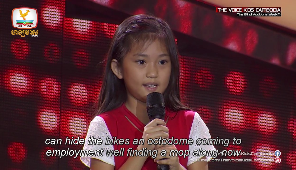 ហ៊រ ម៉ាឌីណា - Proud Of You(The Blind Audition Week 5   The Voice Kids Cambodia 2017)