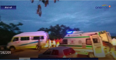 கட்டுப்பாட்டை இழந்த வேன் தடுப்பு சுவரில் மோதி விபத்து-வீடியோ