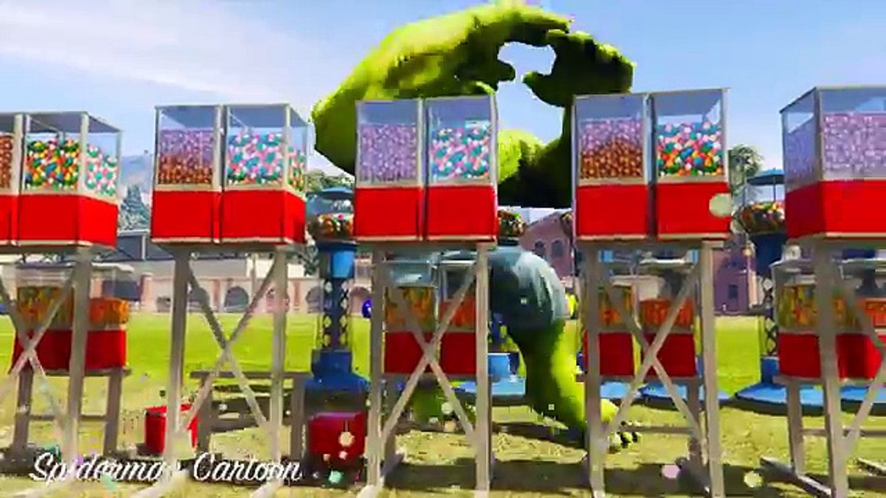 HULK MCDONALDS DRIVE BURGER PRANK ! w  Venom Joker Superman Superheroes Spiderman Cartoon For Kids