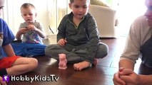 STINKY PIG GAME! Family Fun   Toy Playtime Song, Kids Reviews by HobbyFamily HobbyKidsTV F