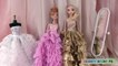 Les princesses poupée barbie avec la reine des neiges film de robes des disney