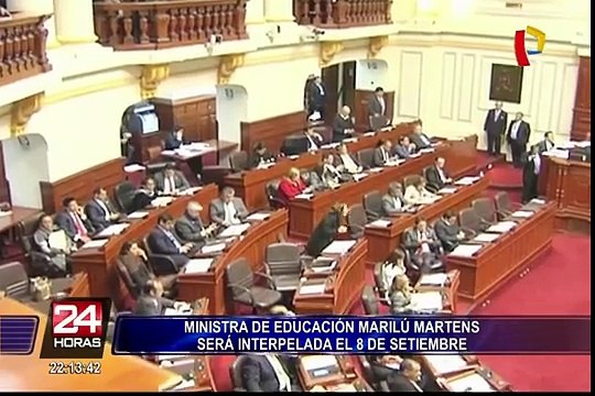 Marilú Martens: interpelación a ministra de Educación será el viernes 8 de setiembre