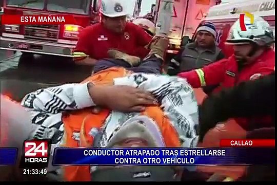 Registran accidentes de tránsito tras intensas lluvias en Lima