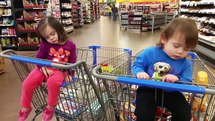 Gamin VS Courses au supermaché... Quelle galère