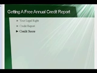Get Your Free Annual Credit Report