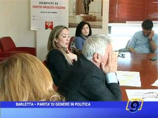 Barletta | Parità di genere in politica