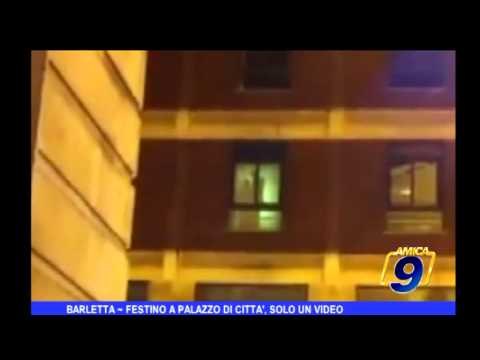 Barletta | Festino a palazzo di città, solo un video
