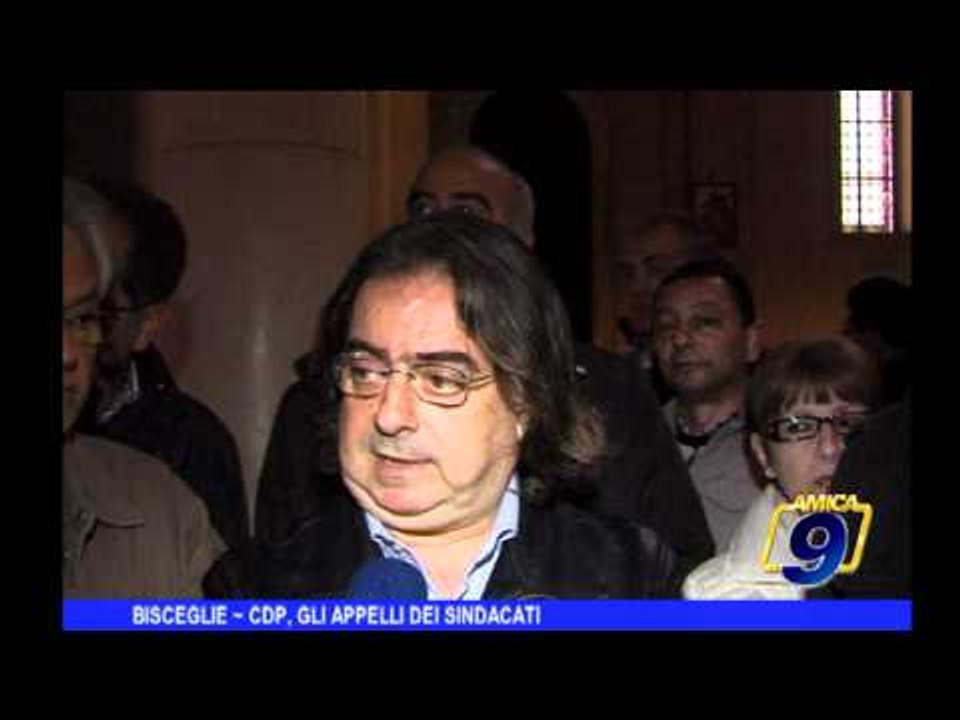 Bisceglie | CDP, gli appelli dei sindacati