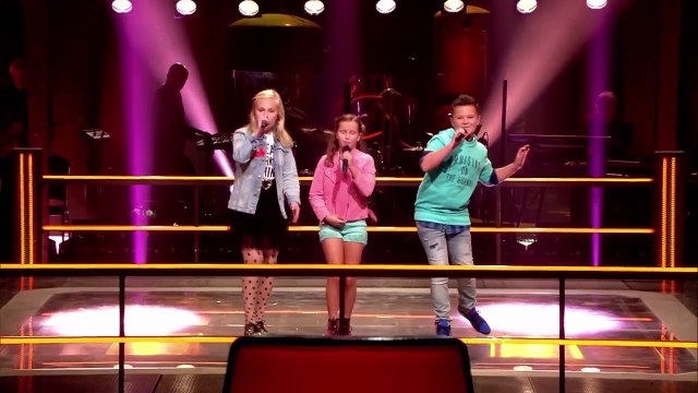 Julia vs. Nienke vs. Thijs SO – Hymn For The Weekend (The Battle _ The Voice Kids 2017)
