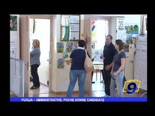 Puglia | Amministrative, poche donne candidate