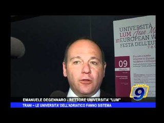Trani | Le università dell'Adriatico fanno sistema