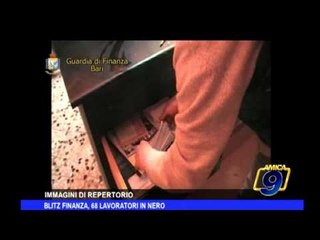Blitz finanza, 68 lavoratori in nero