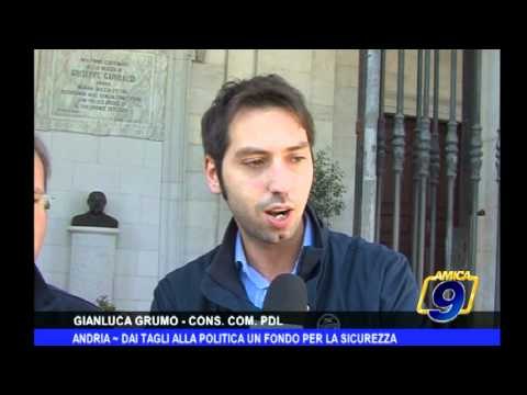 Andria | Dai tagli alla politica un fondo per la sicurezza