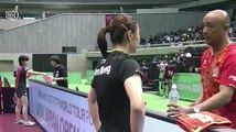 2017ジャパンOP 女子シングルス準々決勝 平野美宇 vs 陳夢（中国）