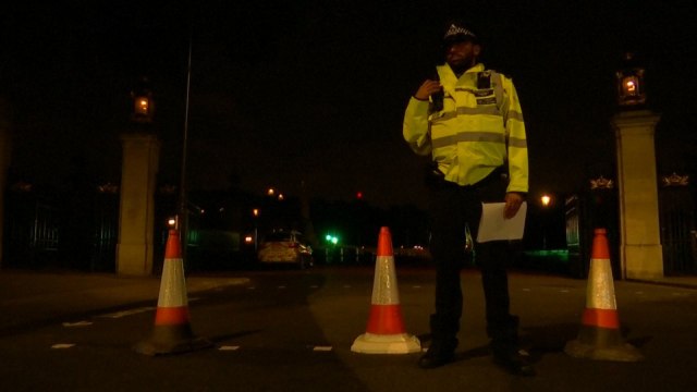 Man arrested outside Buckingham Palace after 'attacking two police officers'