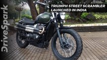 Triumph Street Scrambler Launched In India - DriveSpark