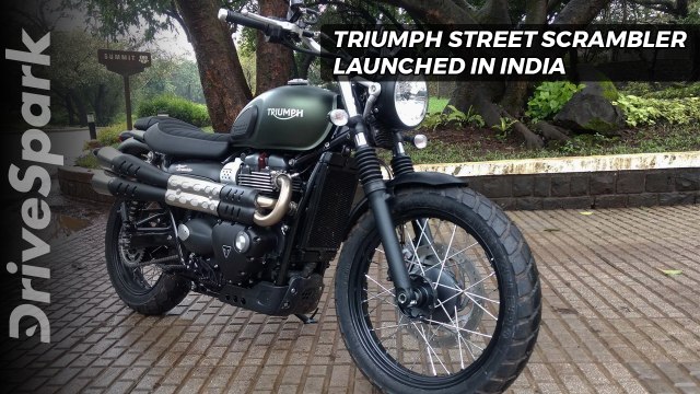 Triumph Street Scrambler Launched In India - DriveSpark