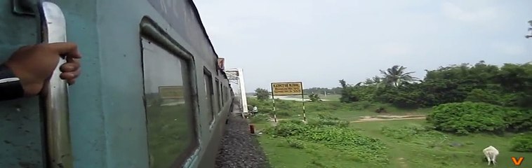 KGP WDM-3A Tamralipta Exp curves Tamluk - Digha Section