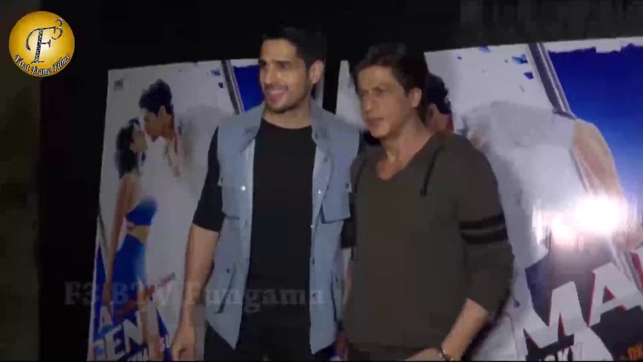 SIDDHARTH MALHOTRA HOST SCREENING OF A GENTLEMAN FOR SRK