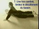Assouplissement Stretching : étirement cambrure lombaire N1