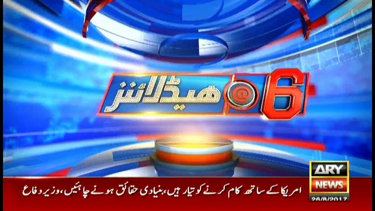 Headlines 1800 26th August 2017