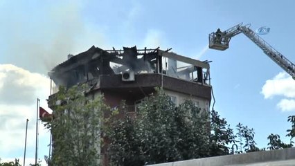 Atık Deposunun Yanında Çıkan Bina Yangını Korkuttu