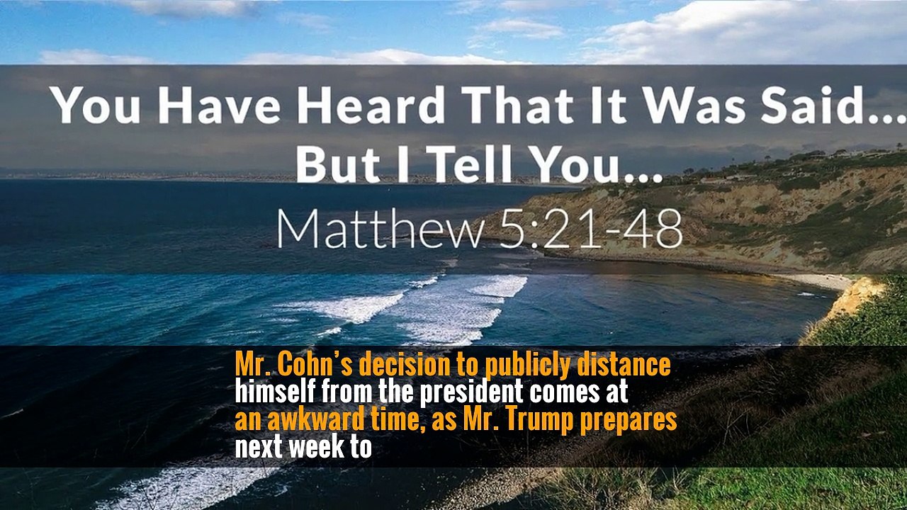 Gary Cohn, Trump’s Adviser, Said to Have Drafted Resignation Letter After Charlottesville