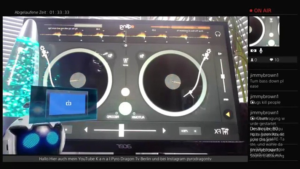 GER/PS4 Pyro DragonTv Spezialstream Edjing Mashupmix bis 20Uhr (200)