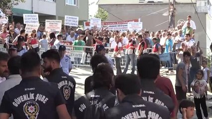 Üsküdar'da Kentsel Dönüşüm Alanında Protesto